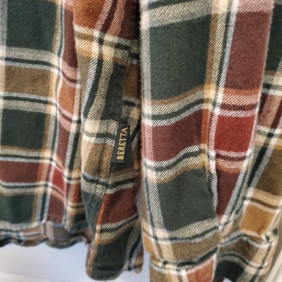 Beretta Plaid 100% Cotton Flannel: Classic Comfort, Rugged Style. Big & Tall 3XL - Picture 3 of 6